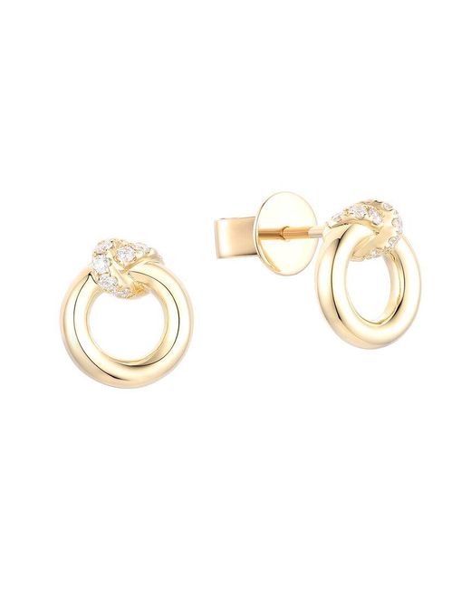 Gregg Ruth Metallic 14K 0.13 Ct. Tw. Diamond Earring