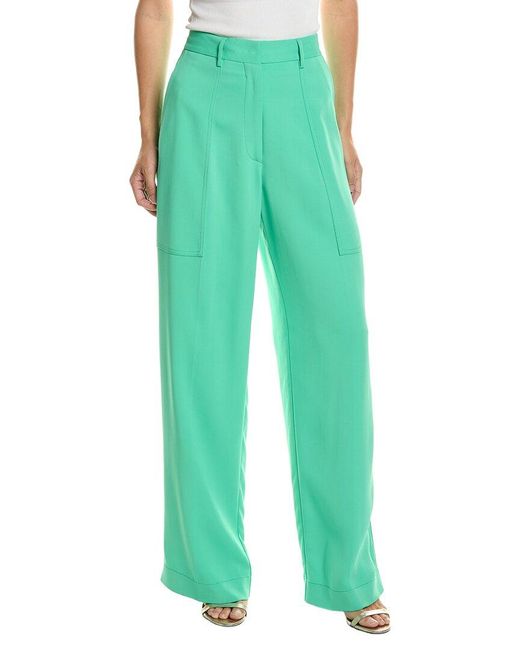 Forte_forte Green Solid Pant