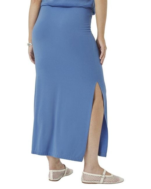 Splendid Blue Sunsoft Maxi Skirt