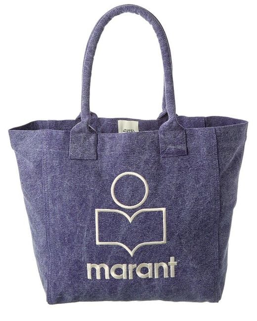 Isabel Marant Blue Yenky Small Canvas Tote