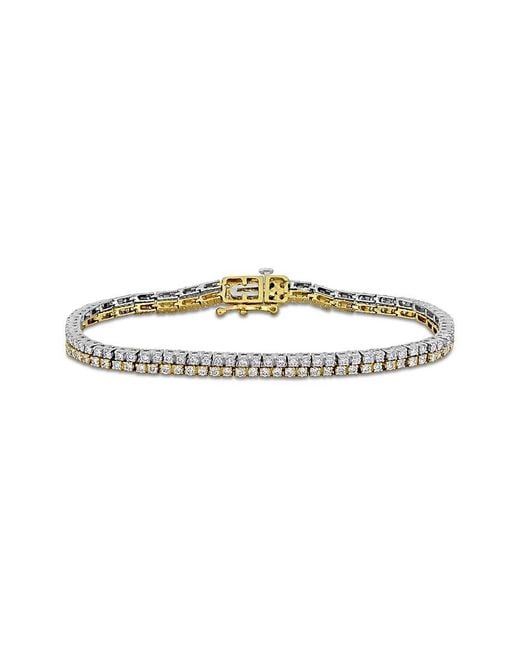 Rina Limor White 14K 3.40 Ct. Tw. Diamond Tennis Bracelet