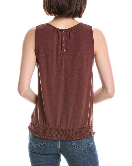 Michael Stars Red Akira Tank