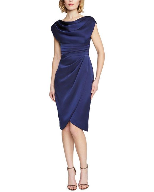 THEIA Blue Ivy Bateau Neck Cocktail Dress
