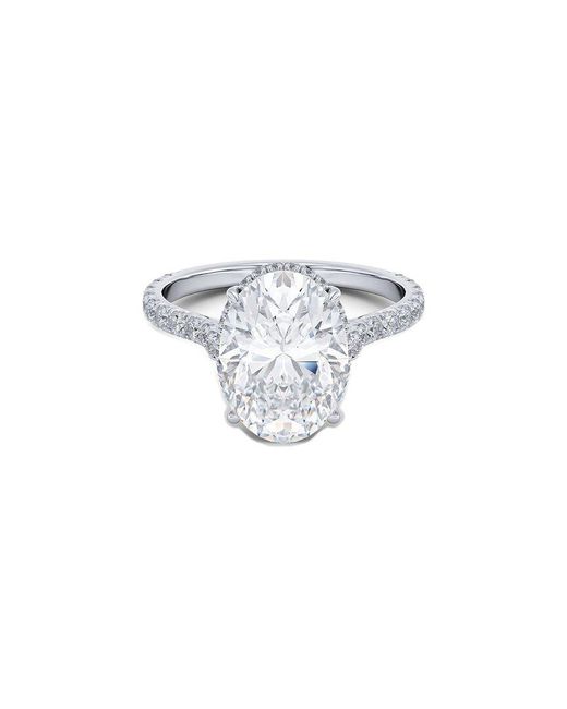 Lab Grown Diamonds White 14K 3.70 Ct. Tw. Lab-Grown Diamond Ring