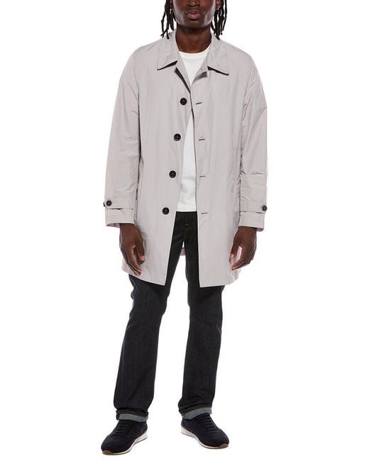 Canali Gray Rain Jacket for men