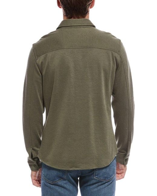 Report Collection Green Twill Woven Overshirt for men