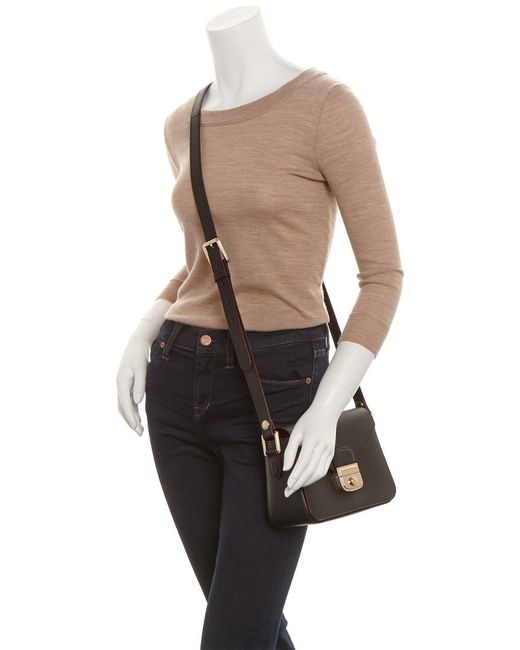 Longchamp Leather Le Pliage Heritage Crossbody in Black Lyst