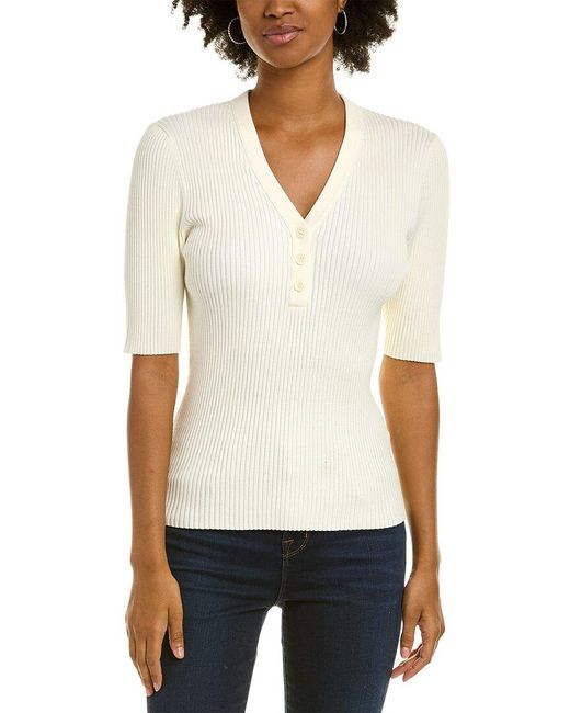 Michael Stars White Jeanny Top