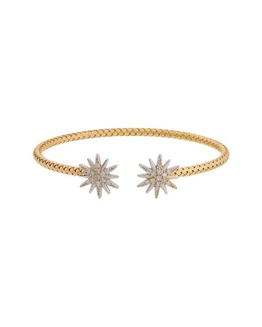 Meshmerise White 18K Over 0.25 Ct. Tw. Diamond Mesh Bangle Bracelet