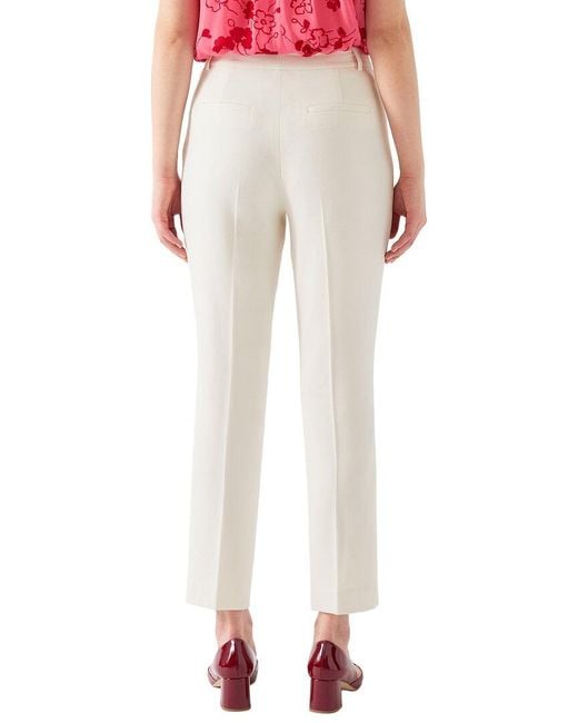 L.K.Bennett White Lilly Trouser
