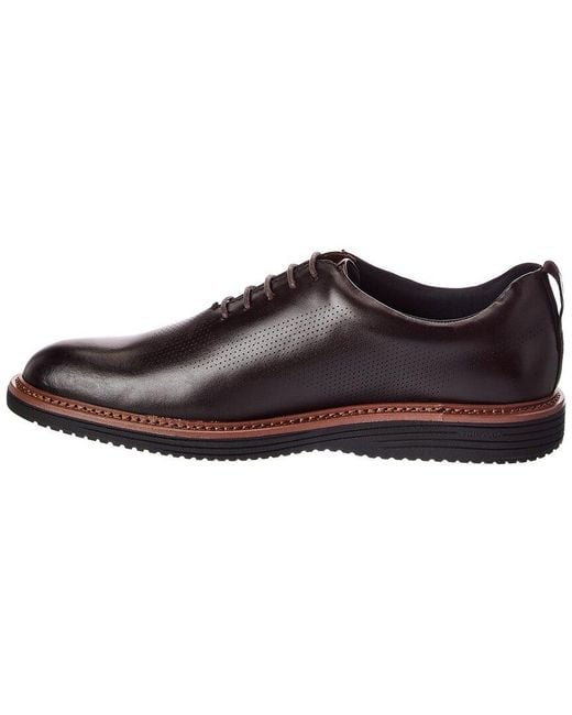 Johnston & Murphy Brown Upton Plain Toe Leather Oxford for men