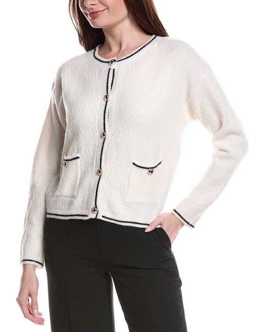 ANNA KAY White Sahara Cashmere-Blend Cardigan