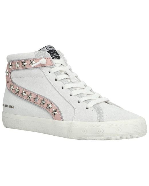 Vintage Havana White Gadol High 16 Suede Sneaker