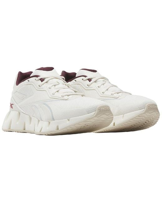 Reebok White Zig Dynamica 4 Sneaker