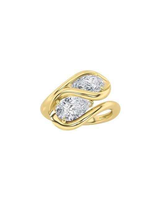 Lab Grown Diamonds Metallic 14K 2.00 Ct. Tw. Lab-Grown Diamond Ring