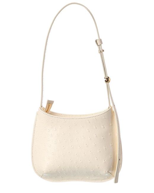 Jacquemus Natural Le Petit Bisou Leather Shoulder Bag