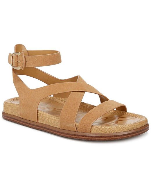 Sam Edelman Brown Delia Leather Strappy