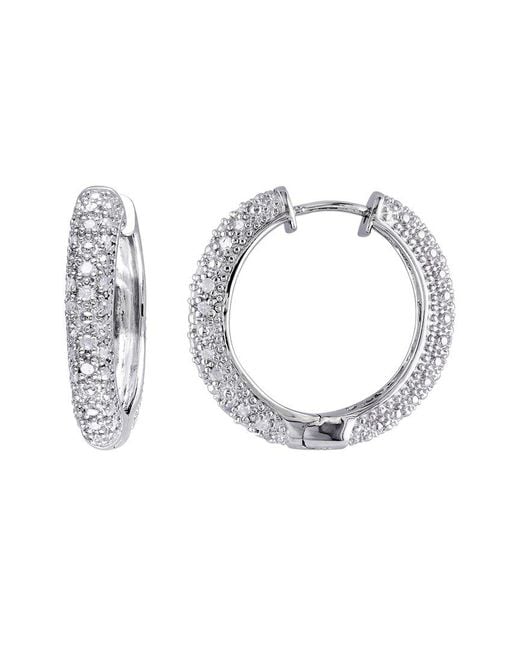 Rina Limor Metallic 0.50 Ct. Tw. Diamond Earrings