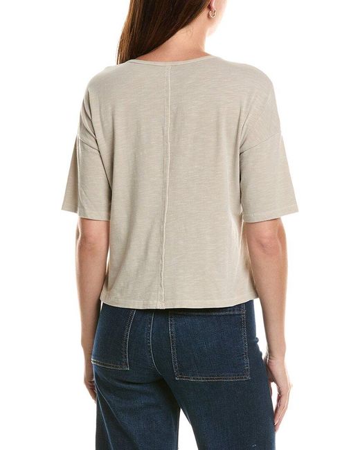 XCVI White Lino T-Shirt
