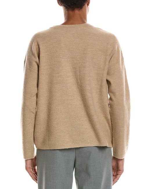 Eileen Fisher Natural Wool Sweater