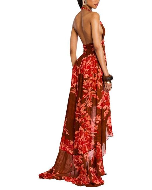 retroféte Red Nylah Dress