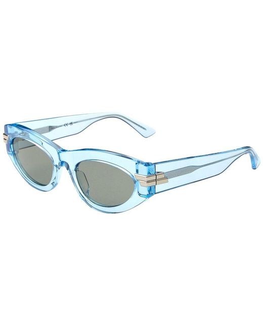 Bottega Veneta Blue 53Mm Sunglasses