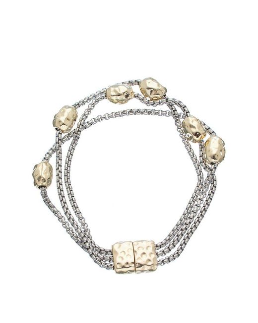 Juvell Metallic 18K Plated Bangle Bracelet