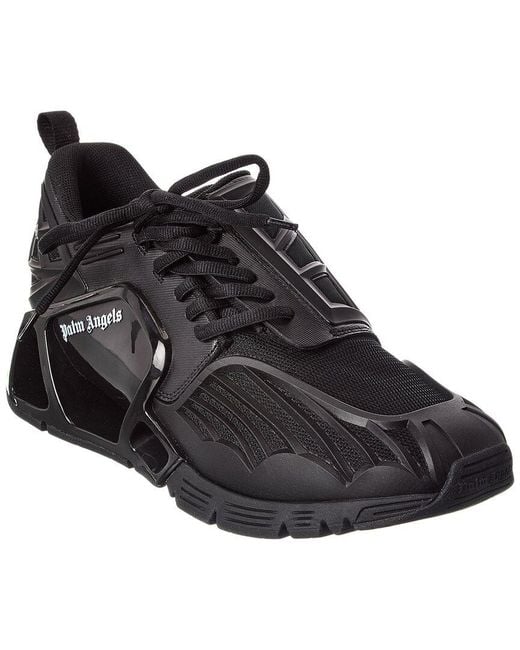 Palm Angels Black Racing Palm Web Sneaker for men
