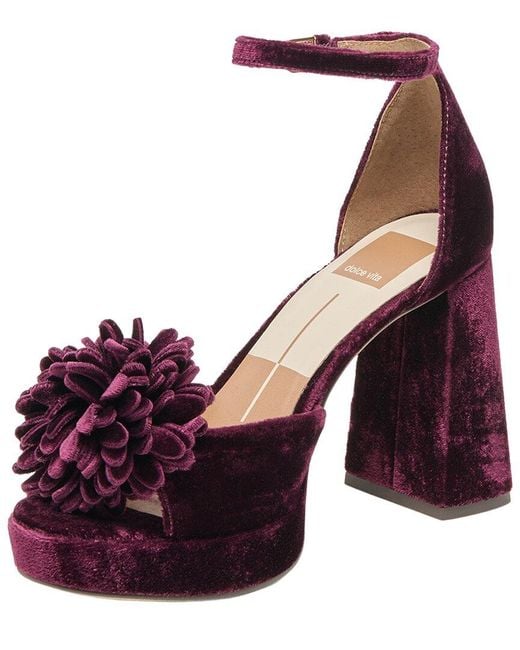 Dolce Vita Purple Perel Velvet Pump