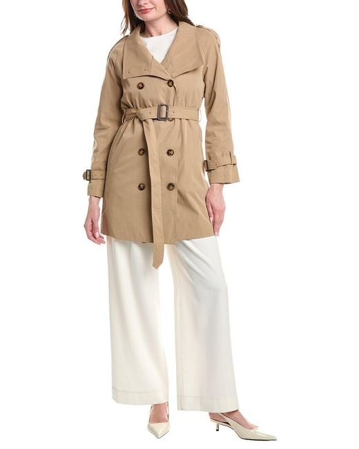 NVLT Natural Classic Double-Breasted Trench Coat