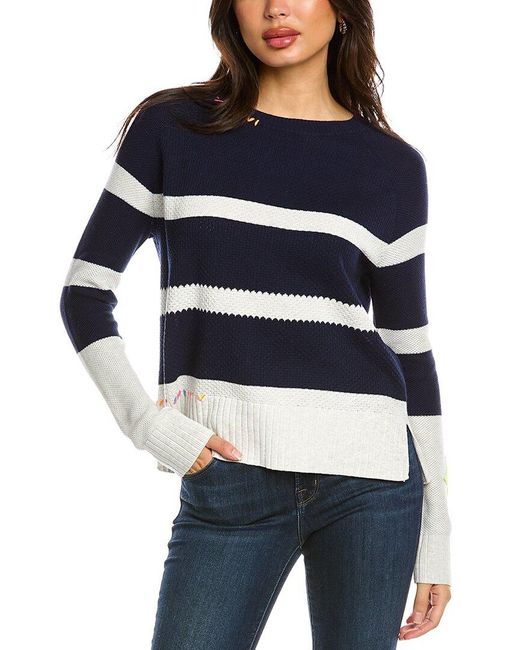 Lisa Todd Blue In A Stripe Sweater