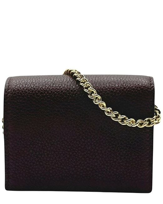 Gucci Purple Leather Bifold Wallet
