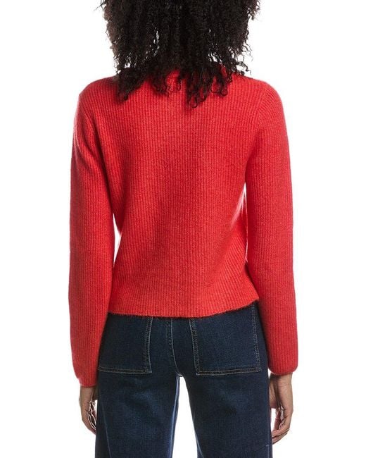 Z Supply Red Medina Rib Cardigan