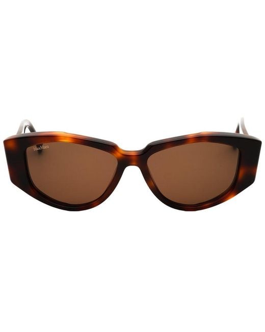 Max Mara Brown Mm0161 52Mm Sunglasses