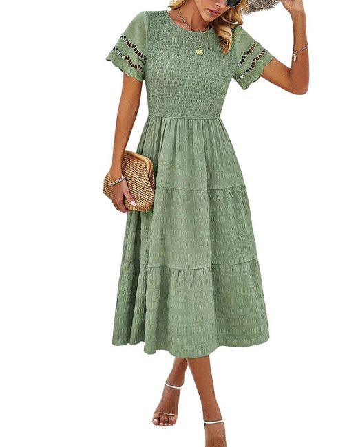 Luna Tuccini Green Midi Dress