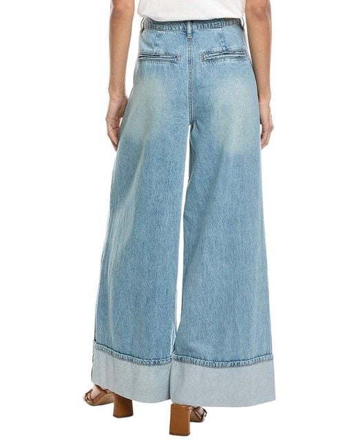 Blank NYC Blue Easy Day Light High-Rise Wide Leg Jean