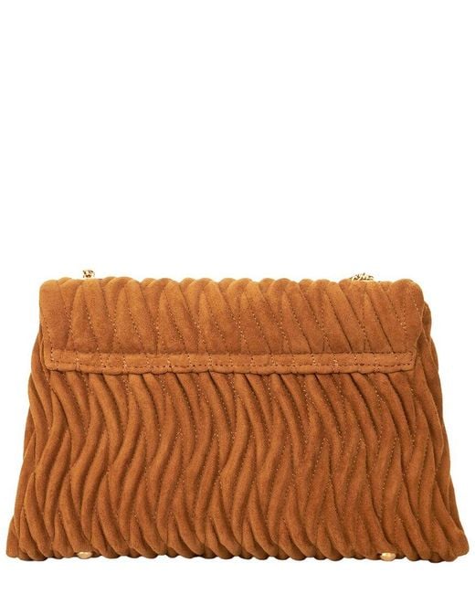 Dune Brown Darling Suede Handbag