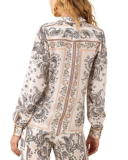 Hale Bob Natural Silk Rosalia Woven