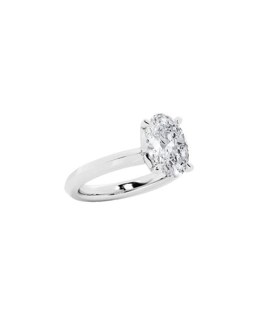 Lab Grown Diamonds White 14K 3.00 Ct. Tw. Lab-Grown Diamond Solitaire Engagement Ring