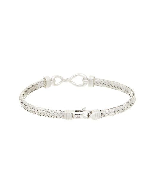 Meshmerise White 0.10 Ct. Tw. Diamond 18K Over Bangle Bracelet