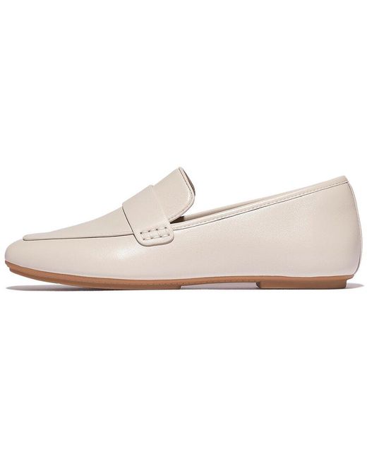Fitflop White Delicato Leather Loafer
