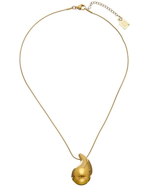 DANNIJO Metallic Plated Necklace & Earrings Set