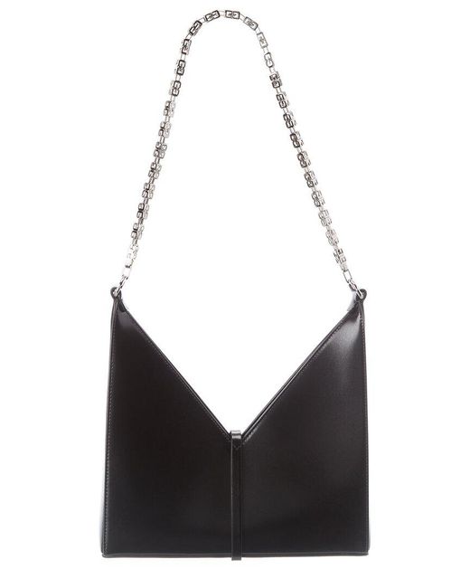 Givenchy Black Cut Out Small Leather Shoulder Bag