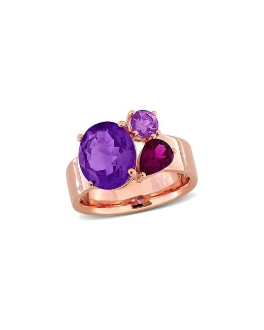 Rina Limor Purple 4.05 Ct. Tw. Amethyst & Rhodolite Ring