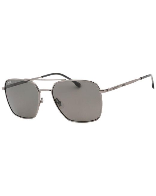 Boss Gray Boss 1414/S 57Mm Polarized Sunglasses