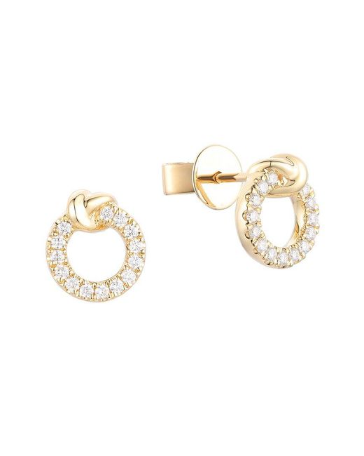 Gregg Ruth Metallic 14K 0.20 Ct. Tw. Diamond Earring