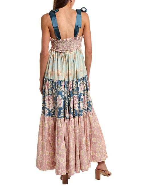 Free People Multicolor Bluebell Maxi Dress
