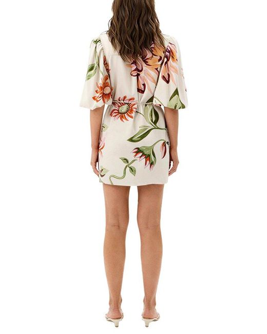 AMINA GLAM Multicolor Midi Dress