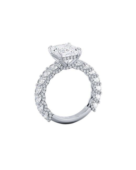 Lab Grown Diamonds White 14K 4.00 Ct. Tw. Lab-Grown Diamond Ring