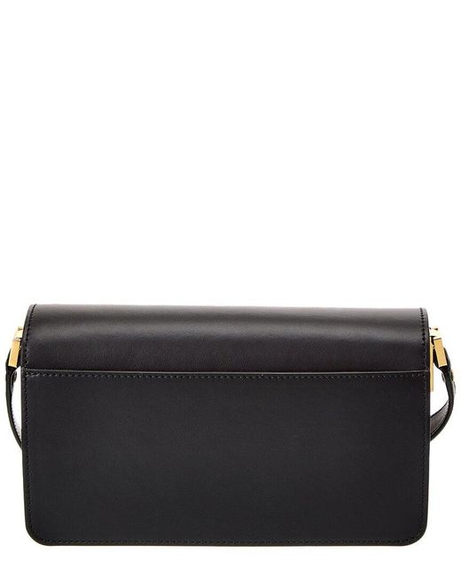 Marni Black Trunk E/W Leather Shoulder Bag